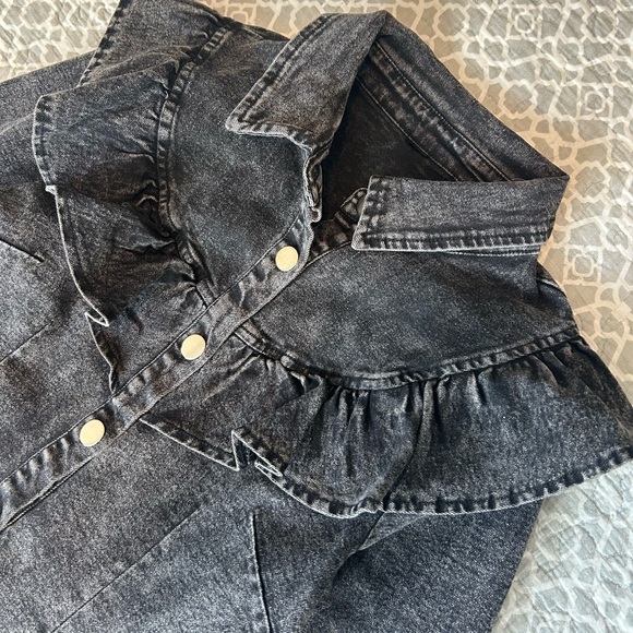 🖤Denim Ruffle Dress🖤 - Picture 4 of 7
